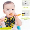 thumbnail image 3 of 3 PCS Yellow Ducks Baby Muslin Washcloths, Twigs and Leaves Soft Absorbent Face Towel Burp Cloths Cotton Bath Wipes Infant Wash Cloth for Newborn Boys Girls, 3 of 6