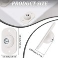 thumbnail image 2 of 8 ruedas giratorias autoadhesivas mini ruedas giratorias de acero inoxidable Pegar Rueda Universal Rotación 360 Grados ABM, 2 of 5