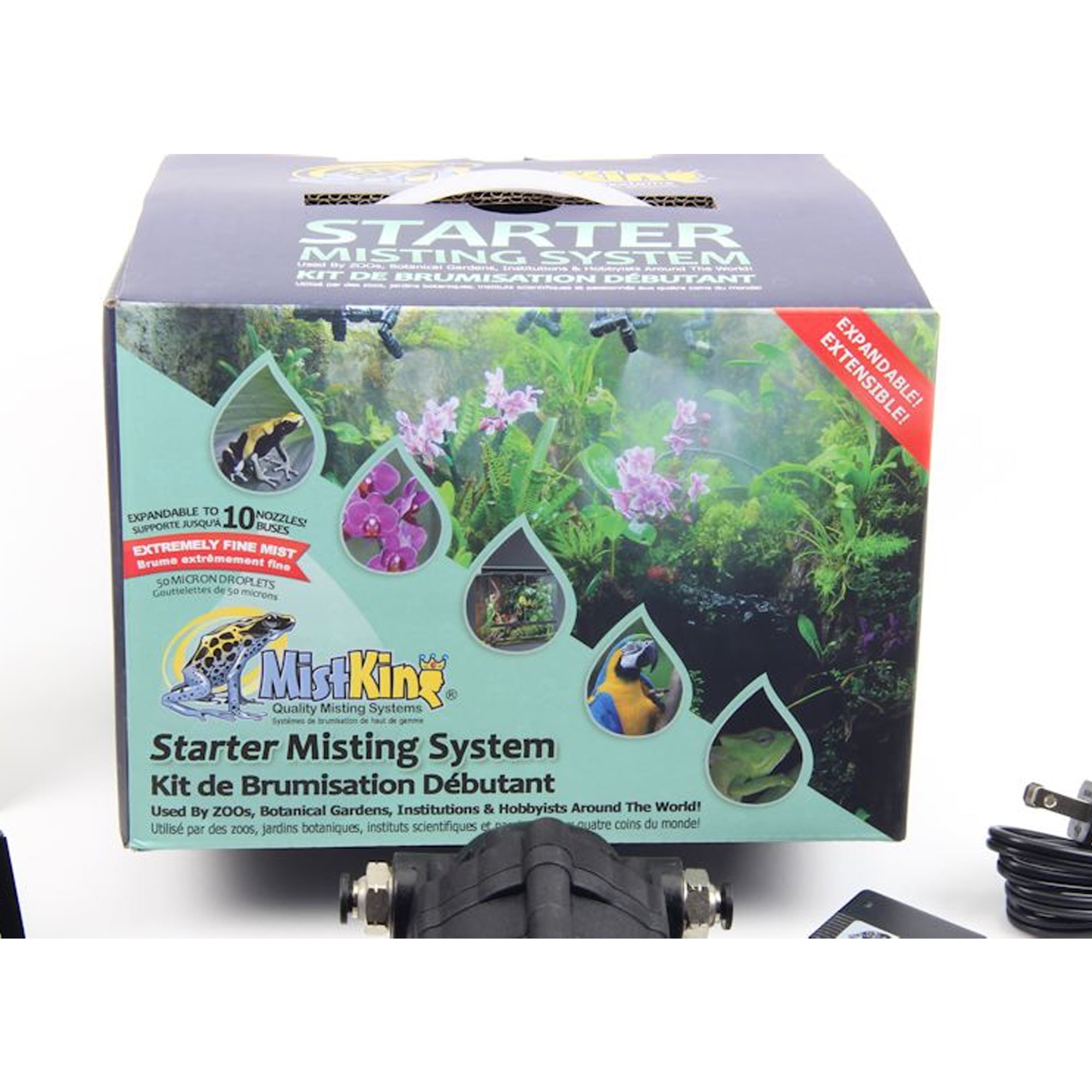 MistKing 5th Generation Starter Misting Kit for Patio, Greenhouse