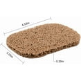 thumbnail image 2 of FacoFaco 4 Pack Non-Slip Soap Holder Pad for Kitchen Bathroom (Coffee), 2 of 14