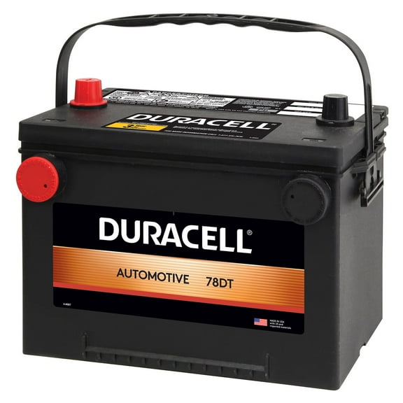 Duracell Automotive Battery, Group Size 34/78