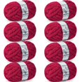 thumbnail image 1 of Harn Cozyful Chunky Chenille #10 para tejer a mano 8 madejas, 1 of 8