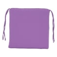 thumbnail image 3 of Blazing Needles Indoor 16" x 16" Twill Chair Cushion, Grape, 3 of 3