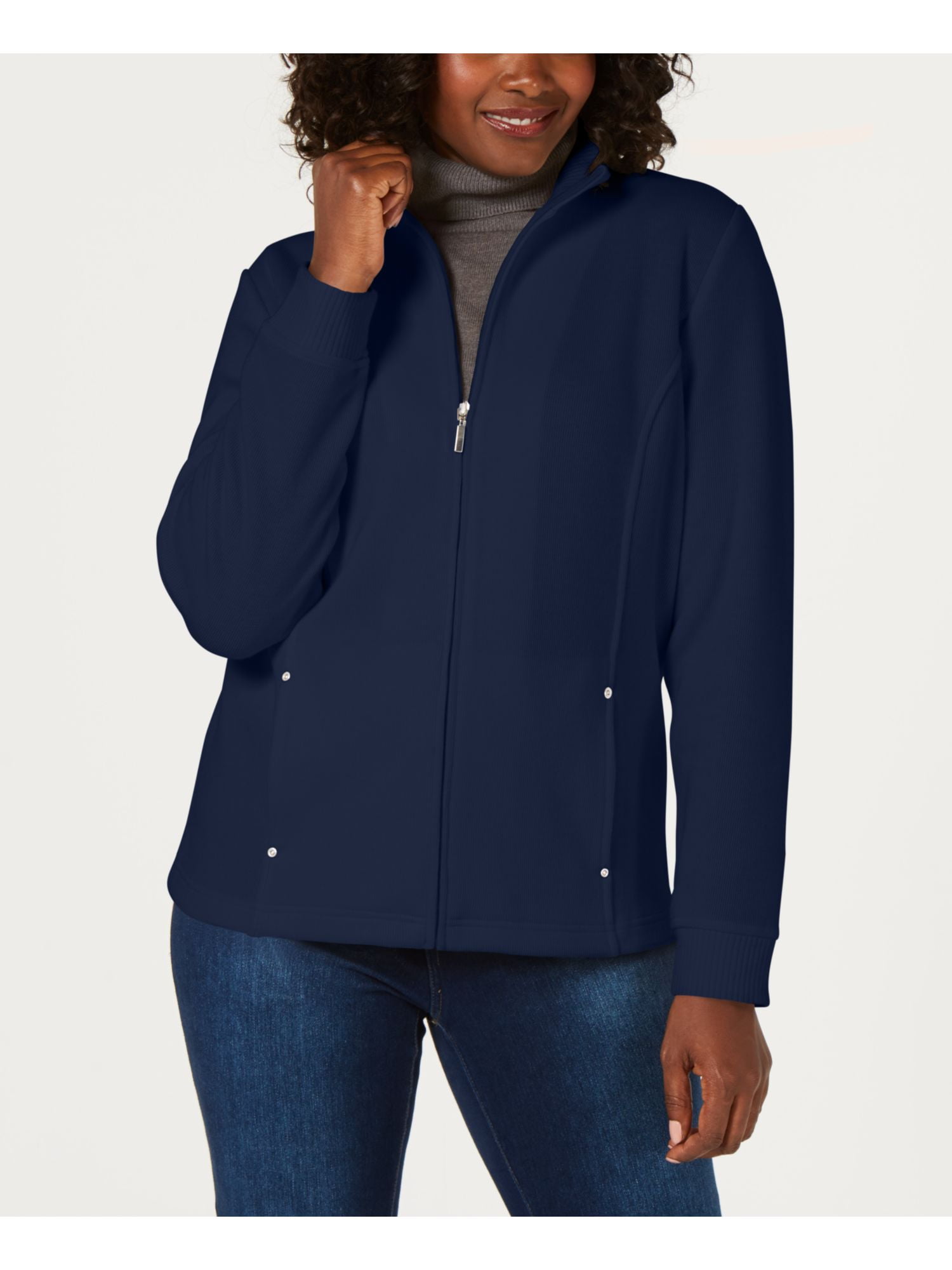 karen scott zip up jacket