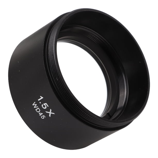 Lente auxiliar con rosca de montaje, lente objetivo auxiliar para lente objetivo Barlow para microscopio estereoscópico Lente auxiliar para microscopio estereoscópico Diseño revolucionario