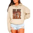 thumbnail image 2 of In My Football Mom Era Hoodie for Women Retro Game Day Sweatshirt, Sand Hoodie, M, 2 of 8