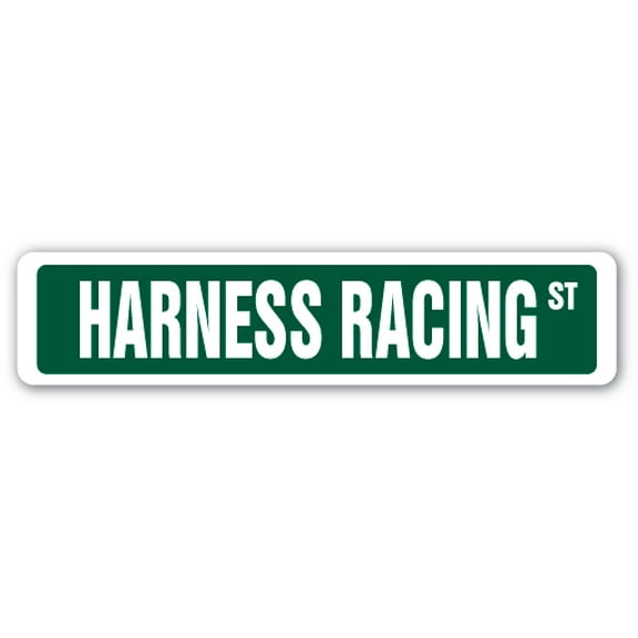 Harness Racing Street [3 Pack] of Vinyl Decal Stickers