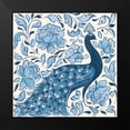 thumbnail image 2 of Thomas, Miranda 20x20 Black Modern Framed Museum Art Print Titled - Peacock Garden IV v2, 2 of 5