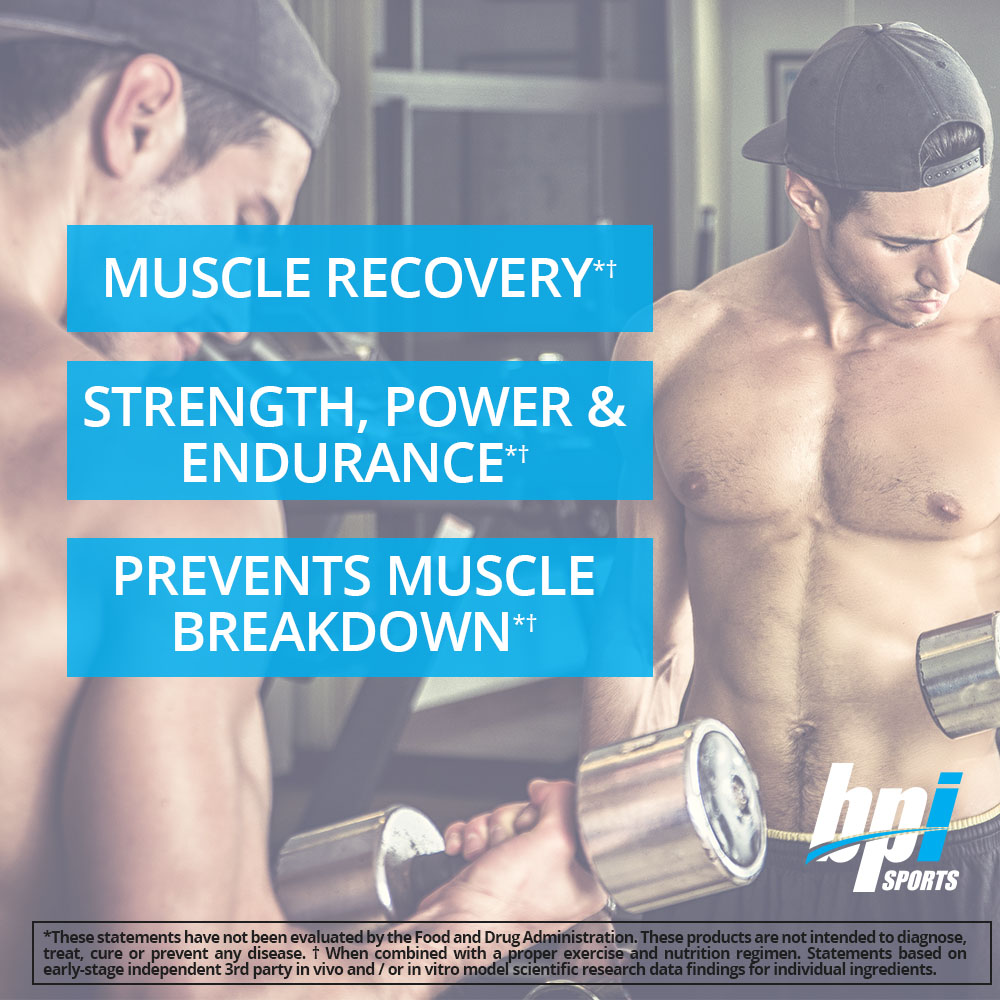 BPI Sports Best Aminos - BCAA Powder Post Workout & Glutamine Recovery Drink with Branched Chain Amino Acids for Hydration & Recovery, for Men & Women - Fruit Punch - 25 Servings