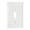 Beige, variant on Pass & Seymour Legrand TP1-I 1-Gang Toggle Switch Wall Plate, Unbreakable Nylon Cover, Trademaster Size, Ivory