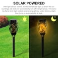 thumbnail image 3 of LITOM 1/4/8 Pcs IP65 Waterproof Solar Path Torches Lights. Dancing Flame Garden Lights Outdoor Landscape Decoration for Patio Garden Path Yard Wedding Party, 3 of 13