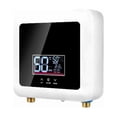 thumbnail image 2 of Calentador De Agua Instantáneo De Agua 5500W Mini Eléctrico Calentador De Agua Sin Tanque De Agua Manado De Soporte LED Modo Termostato/Ajuste De Energía Para El Baño De La, 2 of 7