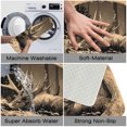 thumbnail image 4 of 1pc A Deer Lying in the Woods Absorbent Non-Slip Bathroom Thickened Flannel Rug Decor,Soft,Quick Drying,Suitable For Indoor/outdoor Use,Bathrooms,Bedrooms,Kitchens,Terrace,Laundry Rooms,16"x24", 4 of 9