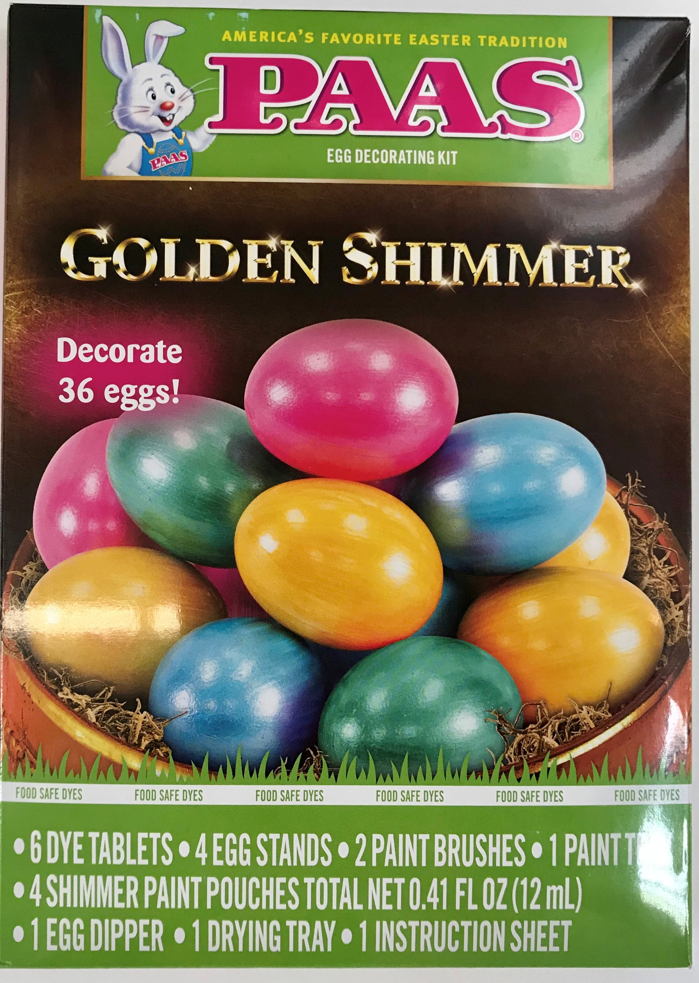 Way To Celebrate Paas Easter Golden Shimmer Egg Dye Kit ...
