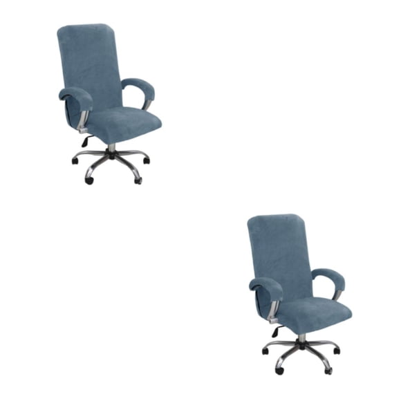 Advancent 3 paquetes/lote funda para silla gruesa y afelpada suave y acogedora para máxima comodidad fundas para sillas azul grisáceo L azul grisáceo L 2Conjunto