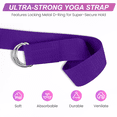 thumbnail image 5 of Yoga Block and Strap Set, 2 Soft Non-Slip Yoga Blocks 9x6x3 inches, 6FT Strap Provides Strength and Stability, Latex-Free EVA Foam for Yoga, Pilates, Stretching and Toing, 5 of 7