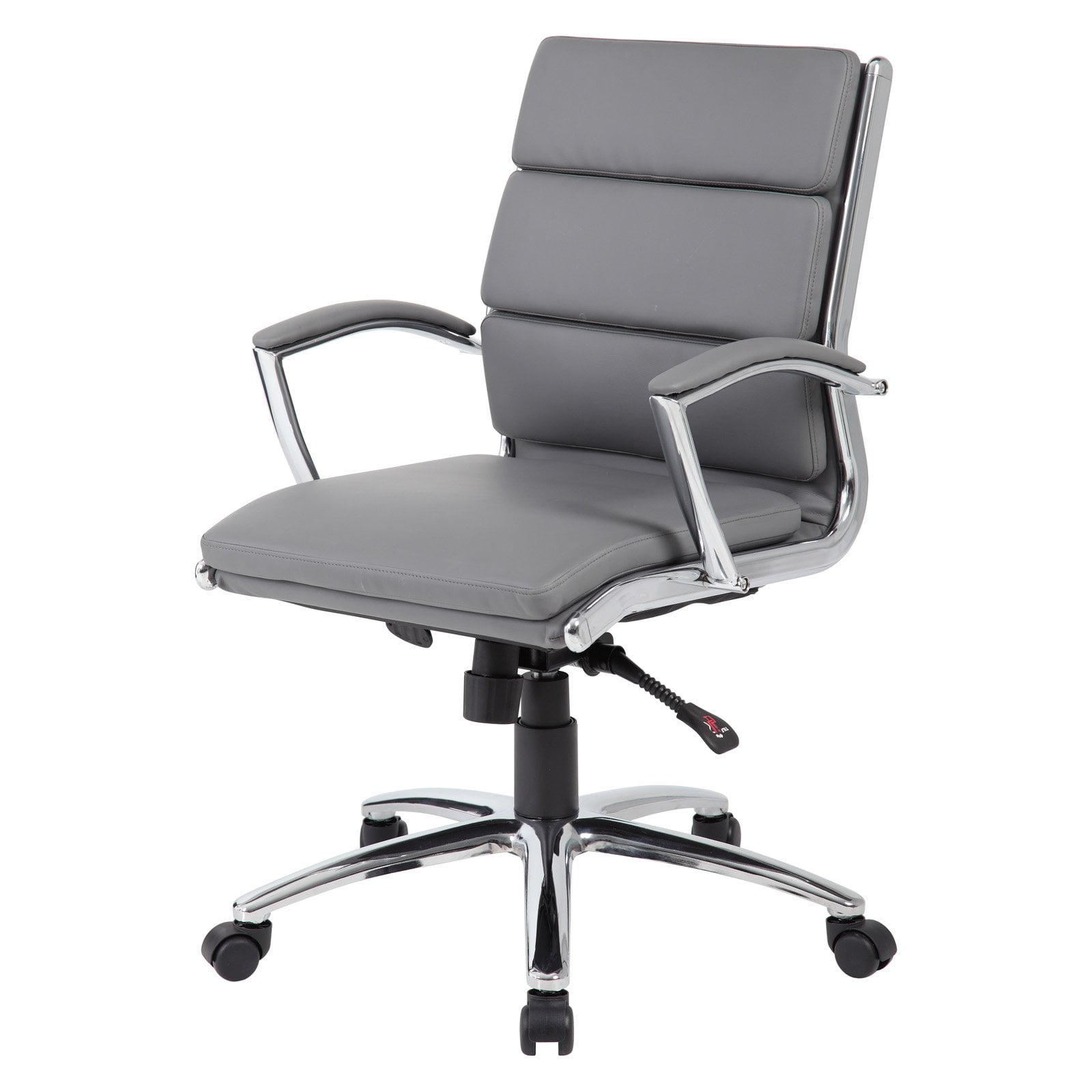 Boss Office Products Executive Modern Mid Back Office Desk Chair, Multiple Colors