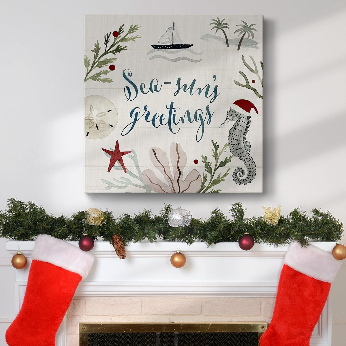 Sun-kissed Christmas IV- Gallery Wrapped Canvas