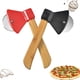 thumbnail image 2 of Cortador De Pizza De Acero Inoxidable Con Hacha, 2 Uds., Rueda Para Rebanar Pizza, Herramienta Para Hornear, 2 of 6
