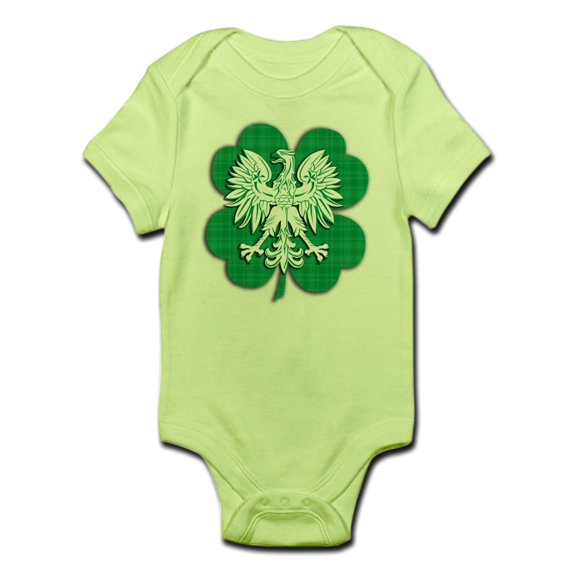 CafePress - Irish Polish Heritage Infant Bodysuit - Baby Light Bodysuit