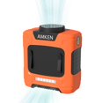 thumbnail image 1 of Ventilador de cintura AMKEN 7 en 1 multifunción de 10000 mAh, 24 horas, naranja, 1 of 6