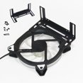 thumbnail image 4 of Universal Desktop Computer Cooling Expanding Holder Gaming PC Overclocking RAM CPU GPU Cooler Stand Bracket For 8 9 12cm Fans Black, 4 of 6