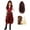 Pirate Costume with Wig, variant on Halloween Pirate Costume - 4-Piece G"irl"s Princess Anime Cosplay Costume Outfits for Fancy-Dress Up Party Night, Size:110