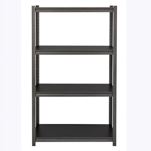Étagères en Acier Rivetées de 3200 Lb, Noires - 36 x 18 x 60 Po