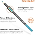 thumbnail image 5 of Shuttle Art 36 Colored Pencils, Seascape Themed Colored Pencils for Adult Coloring, Soft Core Color Pencils, Coloring Pencils for Adults Kids Artists Beginners Drawing Coloring Sketching, 5 of 9