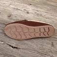 thumbnail image 6 of Women’s Fuzzy Lined Loafers, Winter Warm Faux Suede Moccasin Flat Shoes, Metal Buckle Slip‑On Casual Walking Shoes, 6 of 9
