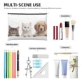 thumbnail image 4 of Cauagu Cute Kittens And Puppy for Tyvek Makeup Bag,Reusable Travel Cosmetic Bag Women Organizer Toiletry Bag Birthday,Gifts for Women Girlfriend Mom Teacher 6.5’’*8.9’’, 4 of 7