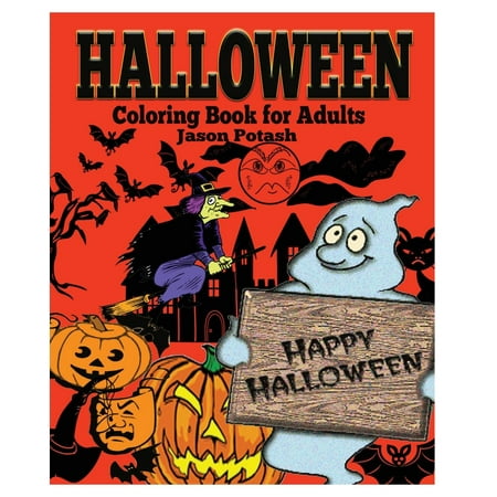 Halloween Coloring Book for Adults - Walmart.com