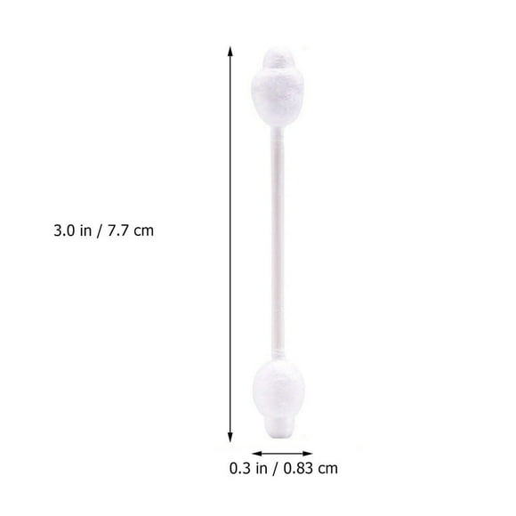 DEBGFS Cotton Swabs Buds Baby Swab Ear Cleaning Stick Makeup Tip Q Organic Qtip Applicator Care Kidscleaner,white,3.94" x 3.94" x 3.94"