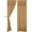 Khaki Tan, variant on VHC Brands Simple Life Ruffled Curtain Panels, Antique White, 63x36, Set of 2