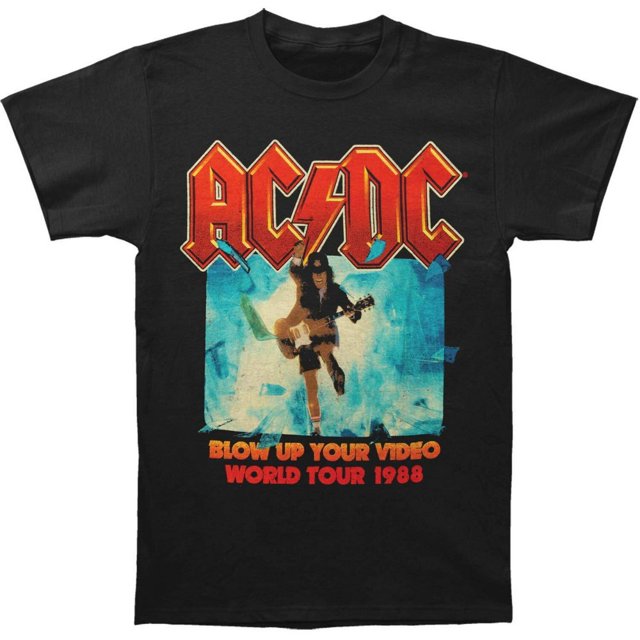 AC/DC - Camiseta Blow Up Your Video para Adultos Unisex (Negro)