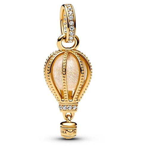 Pandora Gold Sparkling Hot Air Balloon Dangle