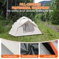 thumbnail image 3 of Pop Up Canopy Instant Family Tents for Camping 2-3 Person with 2 Doors, Includes Carrying Bag, Windproof Ropes, Ground Stakes, Rain Cover, Waterproof Anti-UV Camping Tent for Beach/Hiking/Outdoor, 3 of 10