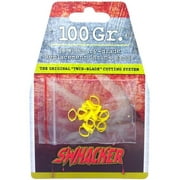 (Pack of 18) Broadhead Replacement Shrink Bands by Swhacker, 2 Blade 100 Grain Bands