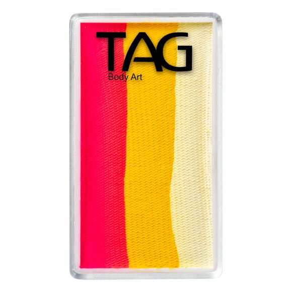 TAG Peinture Visage et Corps - 1 Coup Gâteau Fendu 30g - Tropical
