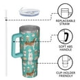 thumbnail image 4 of OBREWU Husky and Coffee Tumbler with Handle and Lid,Husky and Coffee 40oz Double Wall Vacuum Insulated Tumbler,Cups Gift for Women and Men, 4 of 7