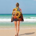 thumbnail image 4 of Sunflower Beach Towel, Microfiber Beach TowelsAbsorbent, Compact, Beach Blanket, Lightweight Towel for The Swimming, 4 of 7