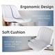thumbnail image 5 of Juego de 2 Bancos de Bar Youhauchair Ajustables Giratorios Blancos, 5 of 8