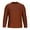 Brown, variant on Stamzod Mens Sweater Solid Color Crewneck Long Sleeve Pullover Sweaters Casual Oversized Warm Sweater for Men Brown M