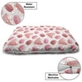 thumbnail image 3 of Teatime Pet Bed, Classic Vintage Tea Cups with Polka Dots and Macarons Pastry French Dessert, Resistant Pad for Dogs and Cats Cushion with Removable Cover, 24" x 39", Pale Pink Coral, by Ambesonne, 3 of 4