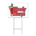 thumbnail image 1 of Bloody Marys (18" x 24") Yard Sign, Includes Metal Step Stake, 1 of 6