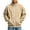 Khaki, variant on OGLCCG Boys Full Zip Fleece Hoodless Hoodies Mock Neck Sweatshirts Kids Fall Winter Zip Up Gym Track Jackets with Pockets Size 5-16(Gray,9-10 Years)