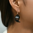 thumbnail image 7 of harmtty 1 Pair Women Earrings Novelty Spoof Funny Halloween Style Pumpkin Ghost Drop Earrings for Daily Wear, 7 of 7