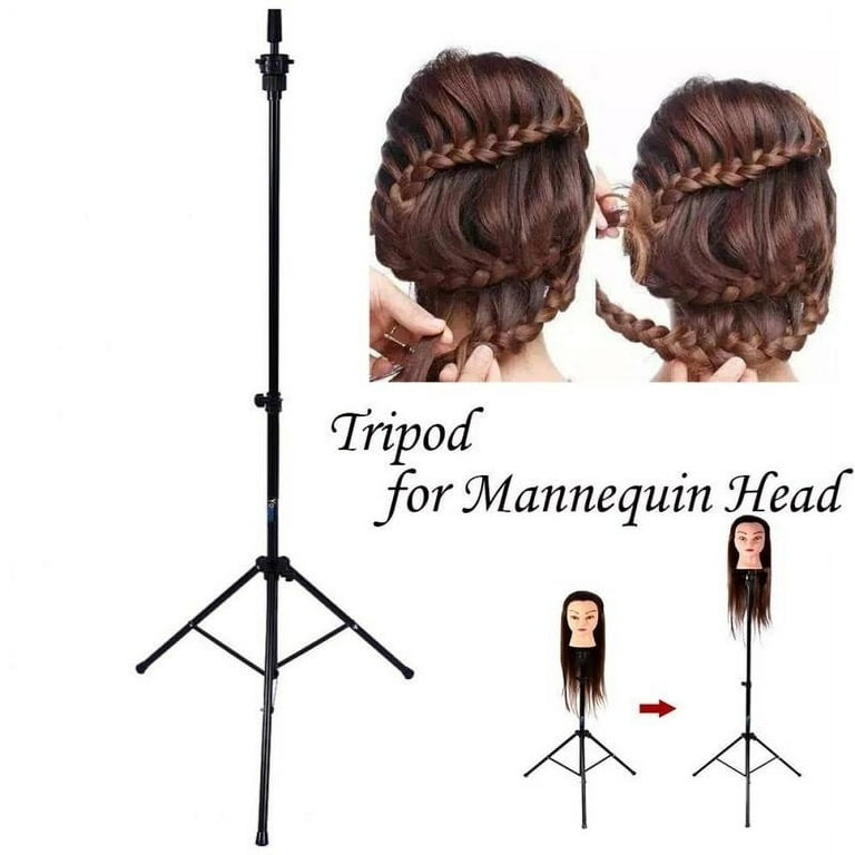 Lihui Wig Stand Tripod Mannequin Head Stand Metal Wig Head Stand