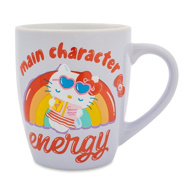 Taza Silver Buffalo Sanrio, personaje principal de Hello Kitty, 590 ml