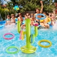 thumbnail image 1 of Cactus Swimming Pool Games Inflatable Pool Toys With 4 Ring, 1 of 9